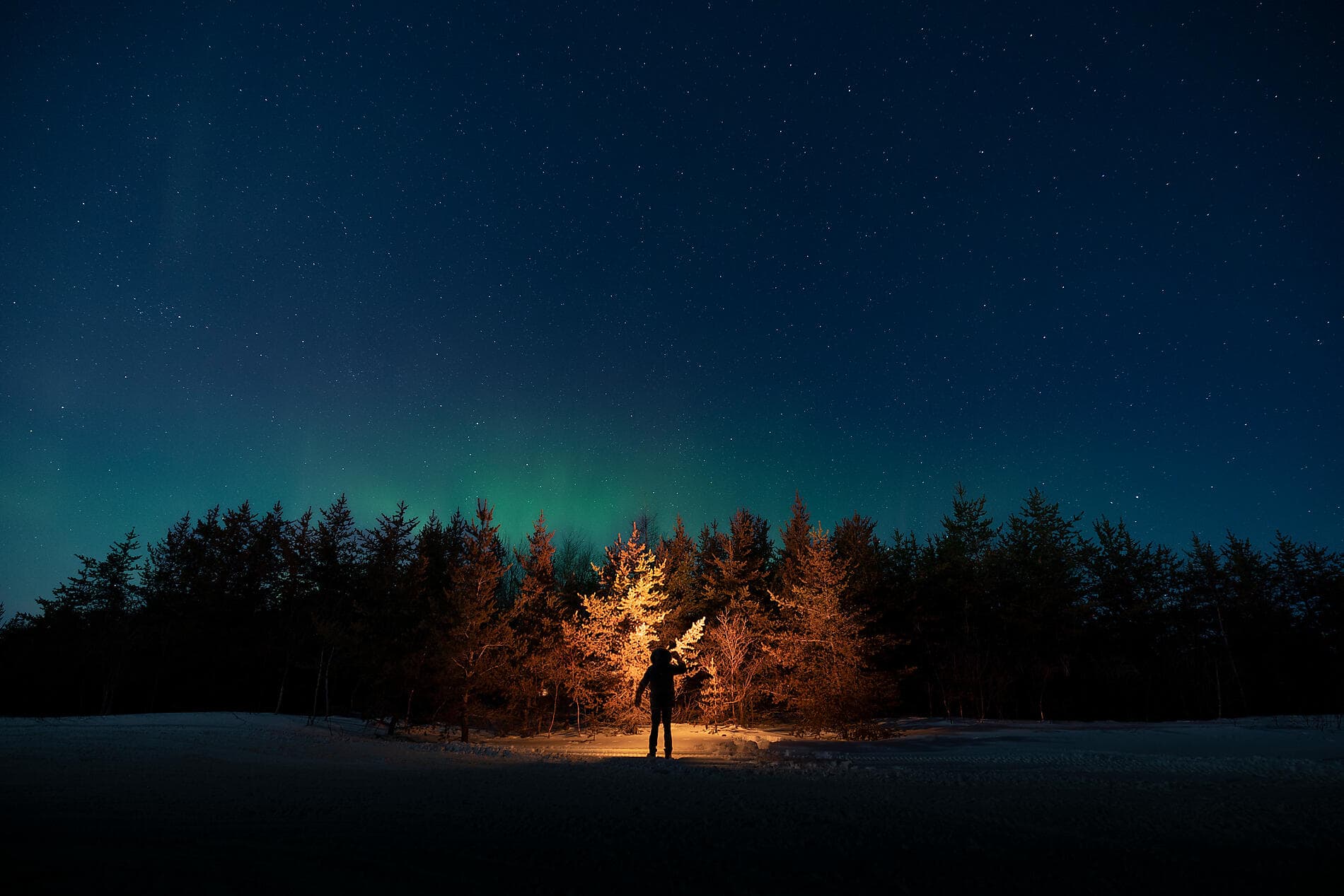 The St. Lawrence River in the Heart of the Boreal Winter 