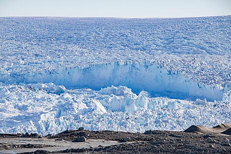 HELICOPTER FLIGHT OVER THE GLACIER