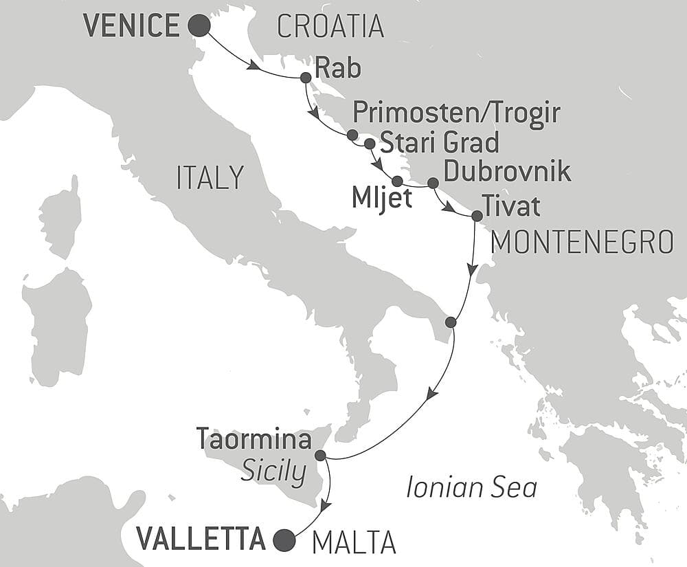 From the Adriatic coast to Malta