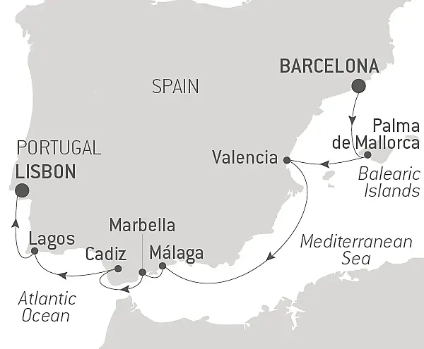 Cruising Southern Spain and Portugal – with Smithsonian Journeys null