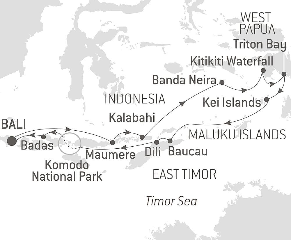 Island treasures of Indonesia and East Timor