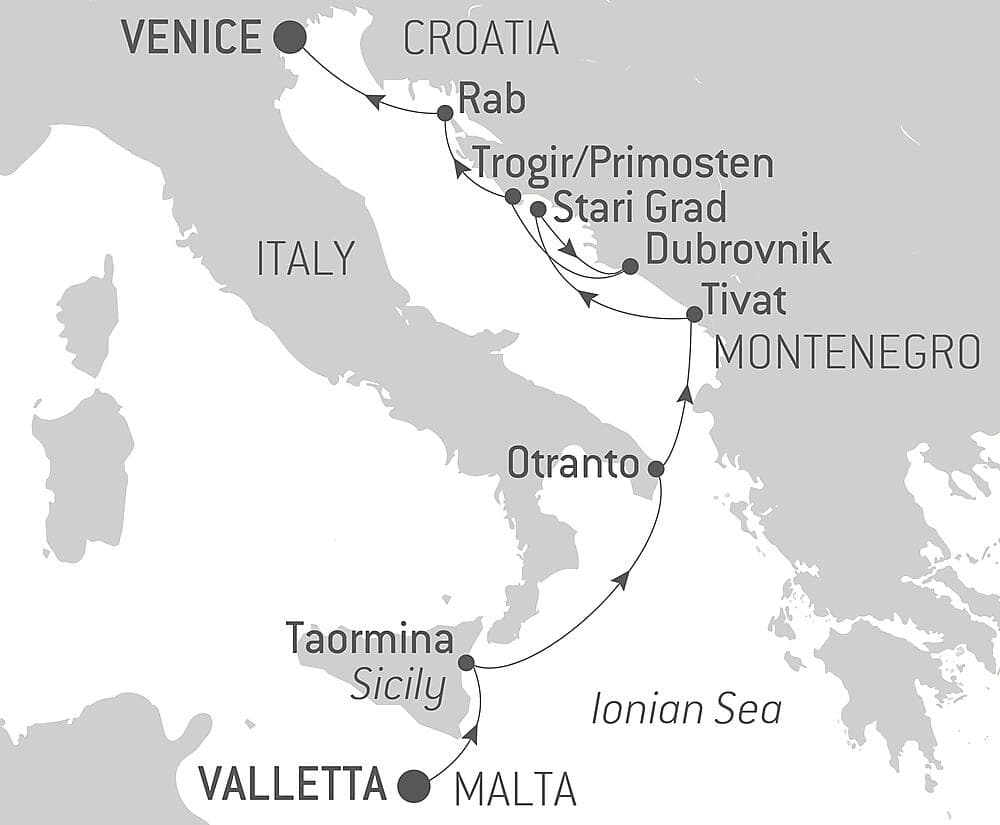 From Malta to the Adriatic coast