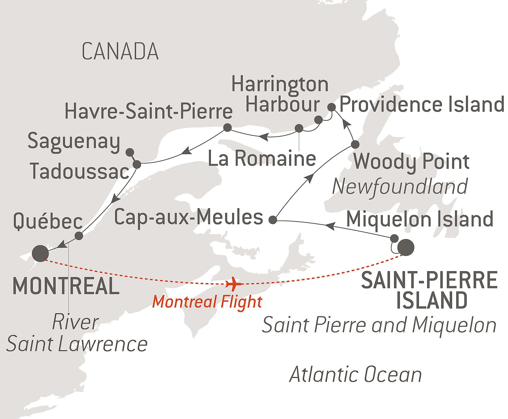 Exploration along Saint Lawrence