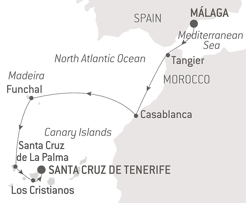 Atlantic Odyssey from the Iberian Peninsula to the Canary Islands