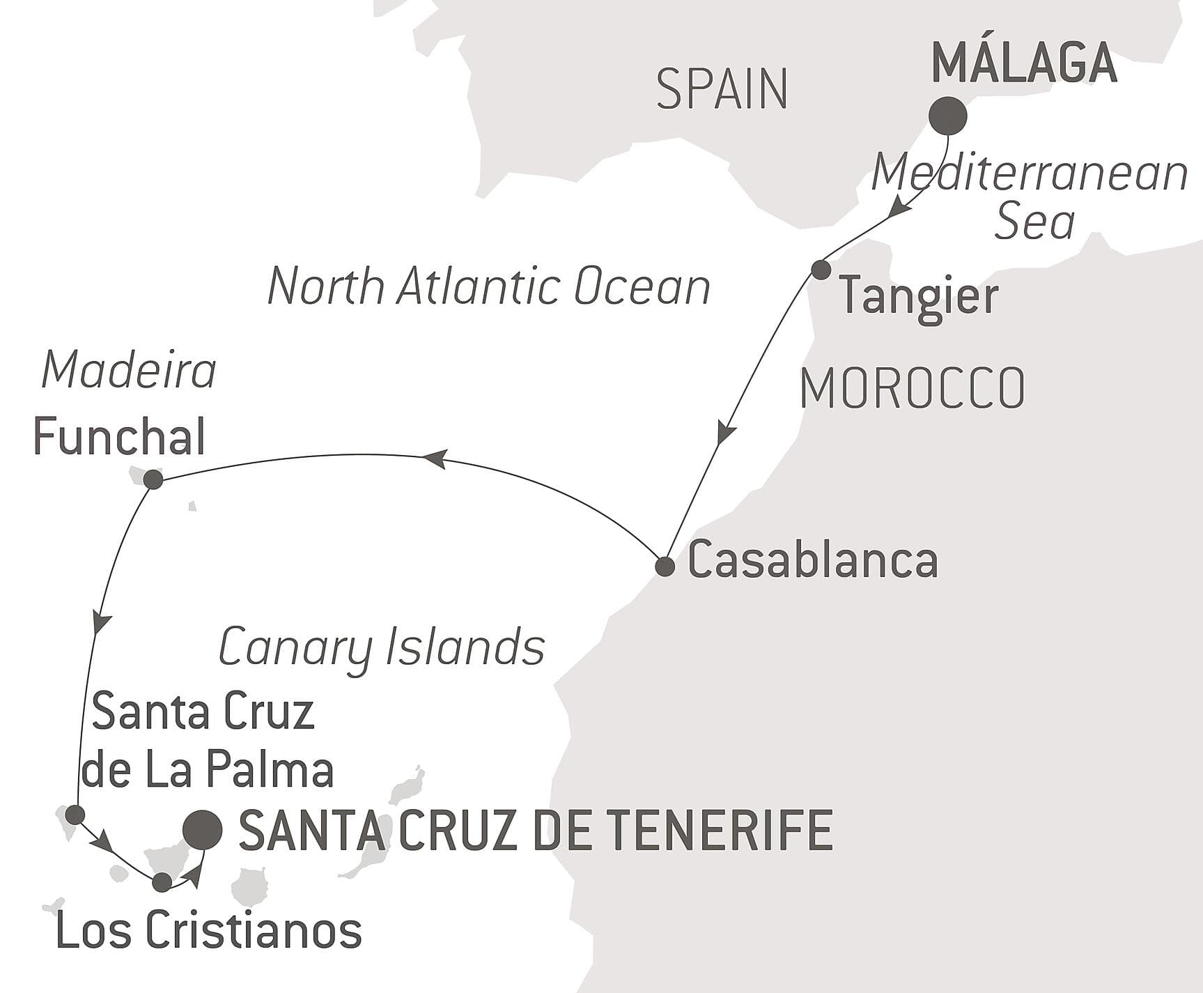 Atlantic Odyssey from the Iberian Peninsula to the Canary Islands