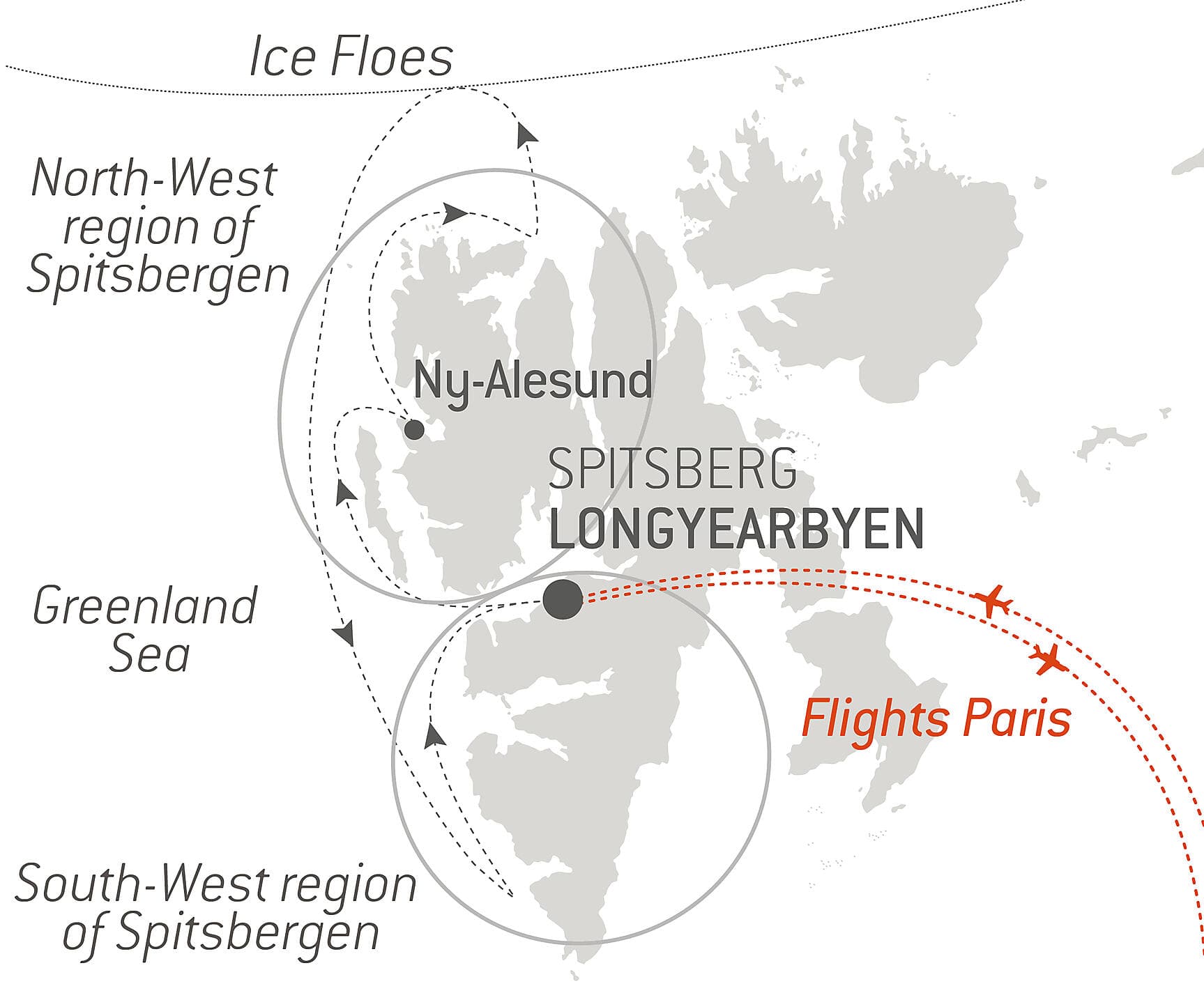 Fjords and glaciers of Spitsbergen