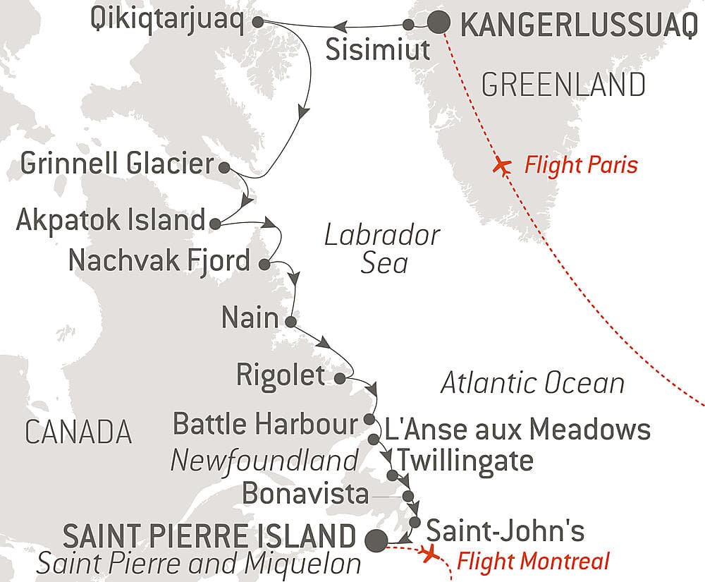 Wilderness from Greenland to the East Coast of Canada null