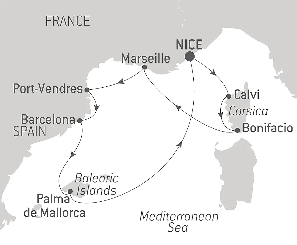 Total solar eclipse in the Mediterranean