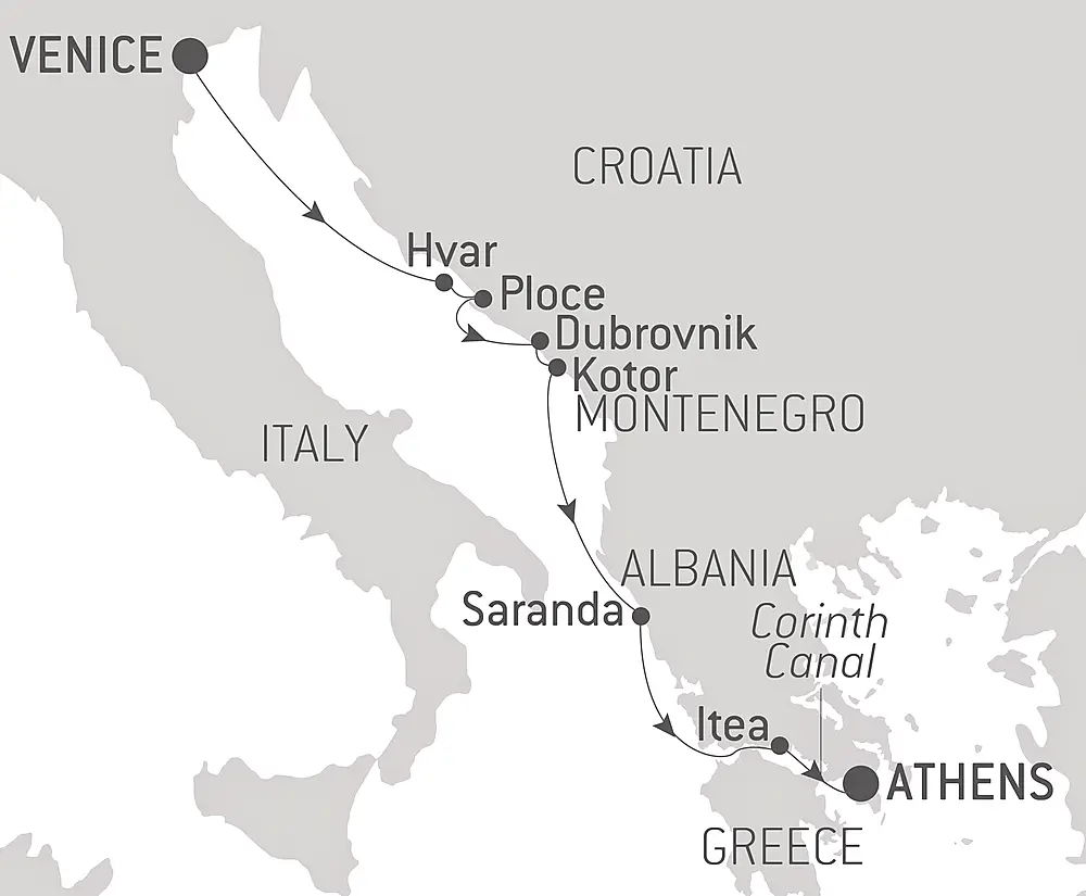 Cruising the Dalmatian Coast and the Ionian Sea: Venice to Athens – with Smithsonian Journeys null