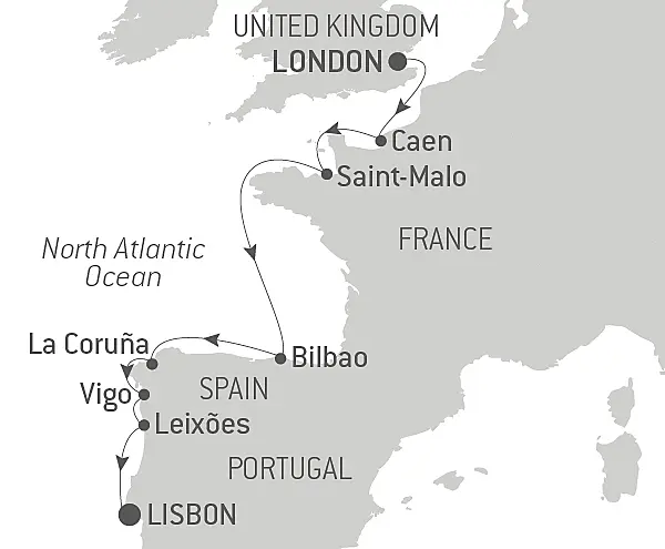 London to Lisbon: Cruising Europe's Western Shores – with Smithsonian Journeys null