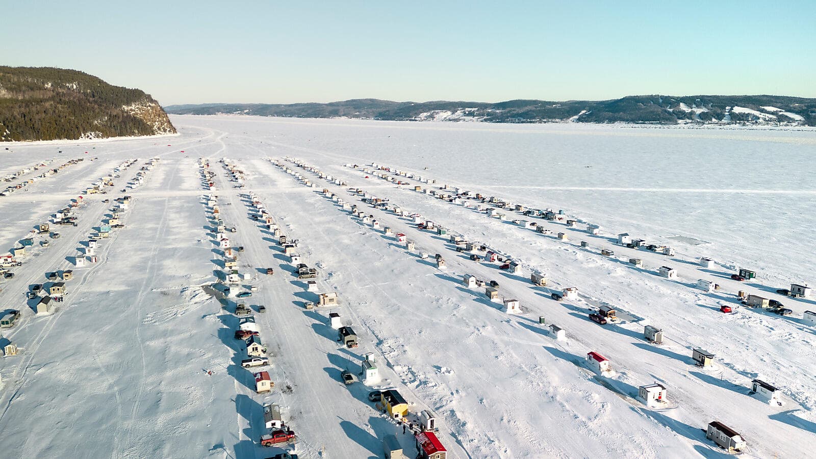 The St. Lawrence River in the Heart of the Boreal Winter 