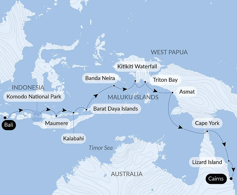 Tropical Odyssey between Indonesia and North East Australia null