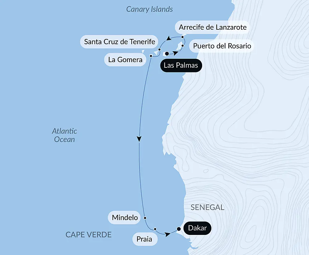 Volcanic landscapes from Canary Islands to Cape Verde