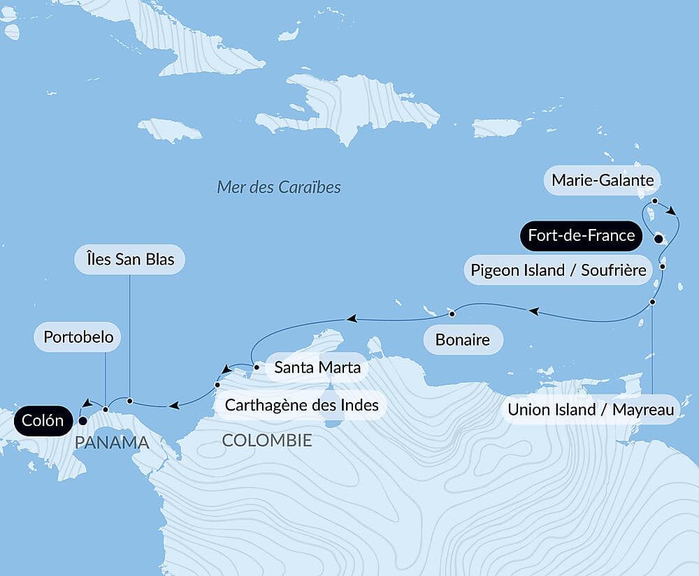 Panama, Colombia & Caribbean Islands null