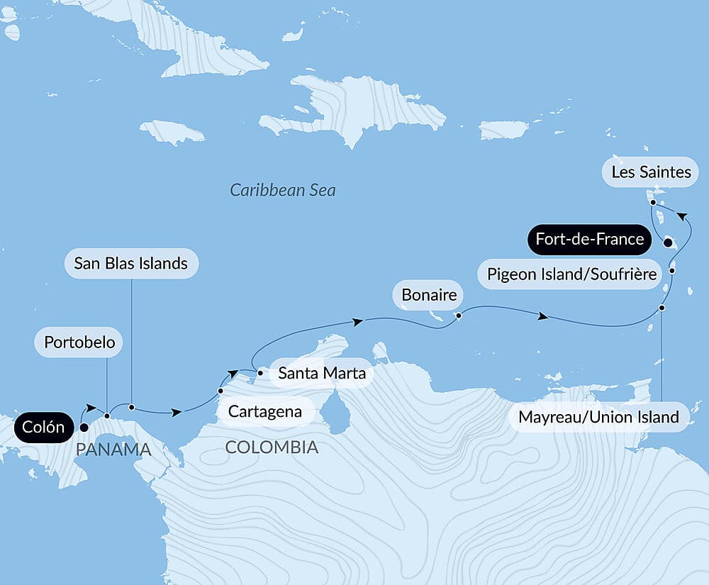 Panama, Colombia & Caribbean Islands null