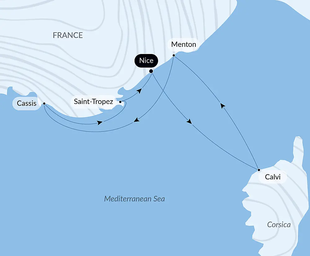 Corsica and the French Riviera