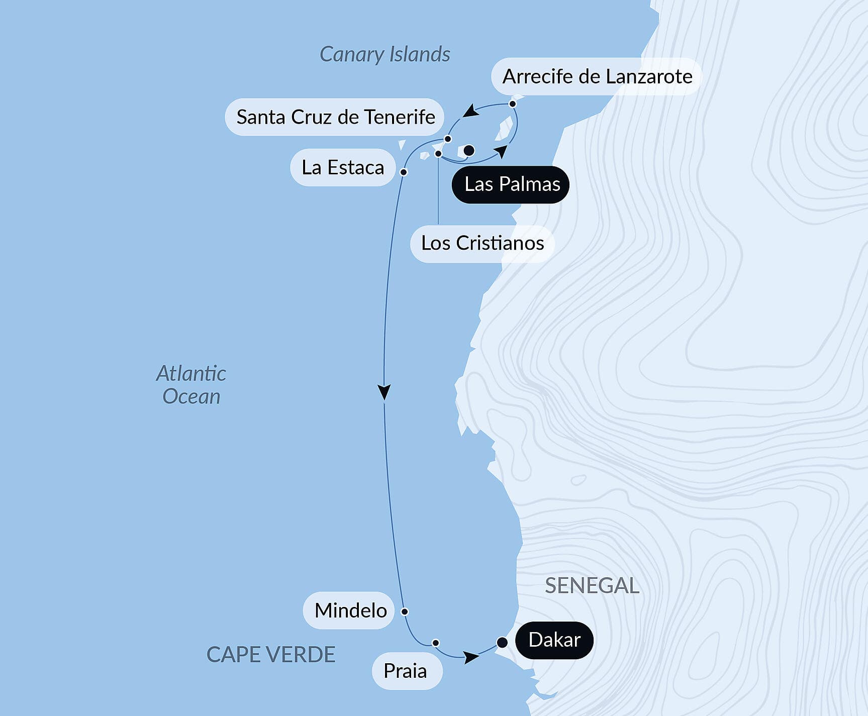 Volcanic landscapes from Canary Islands to Cape Verde