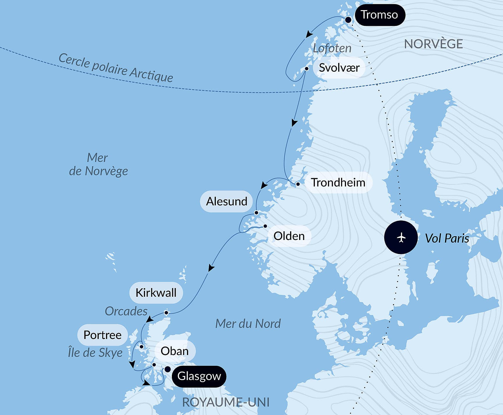 From the Arctic Circle to the Scottish Isles