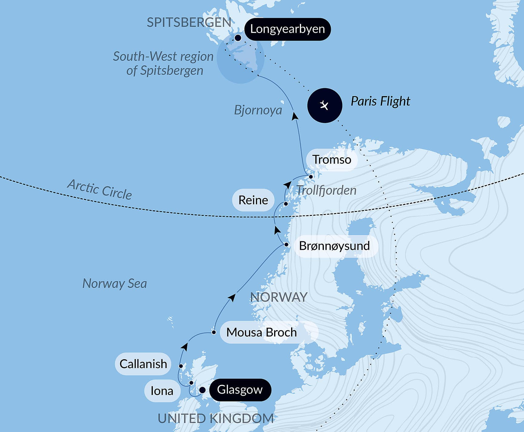 From Scotland to Spitsbergen