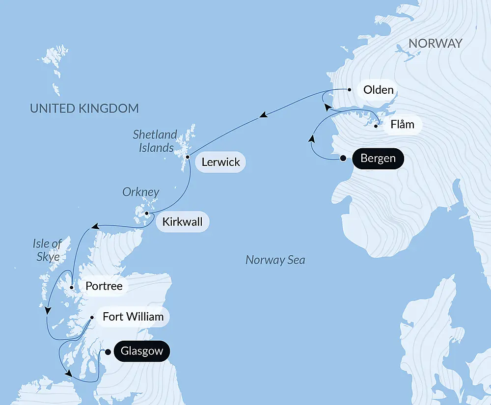 Scottish Isles and Norwegian Fjords Voyage – with Smithsonian Journeys