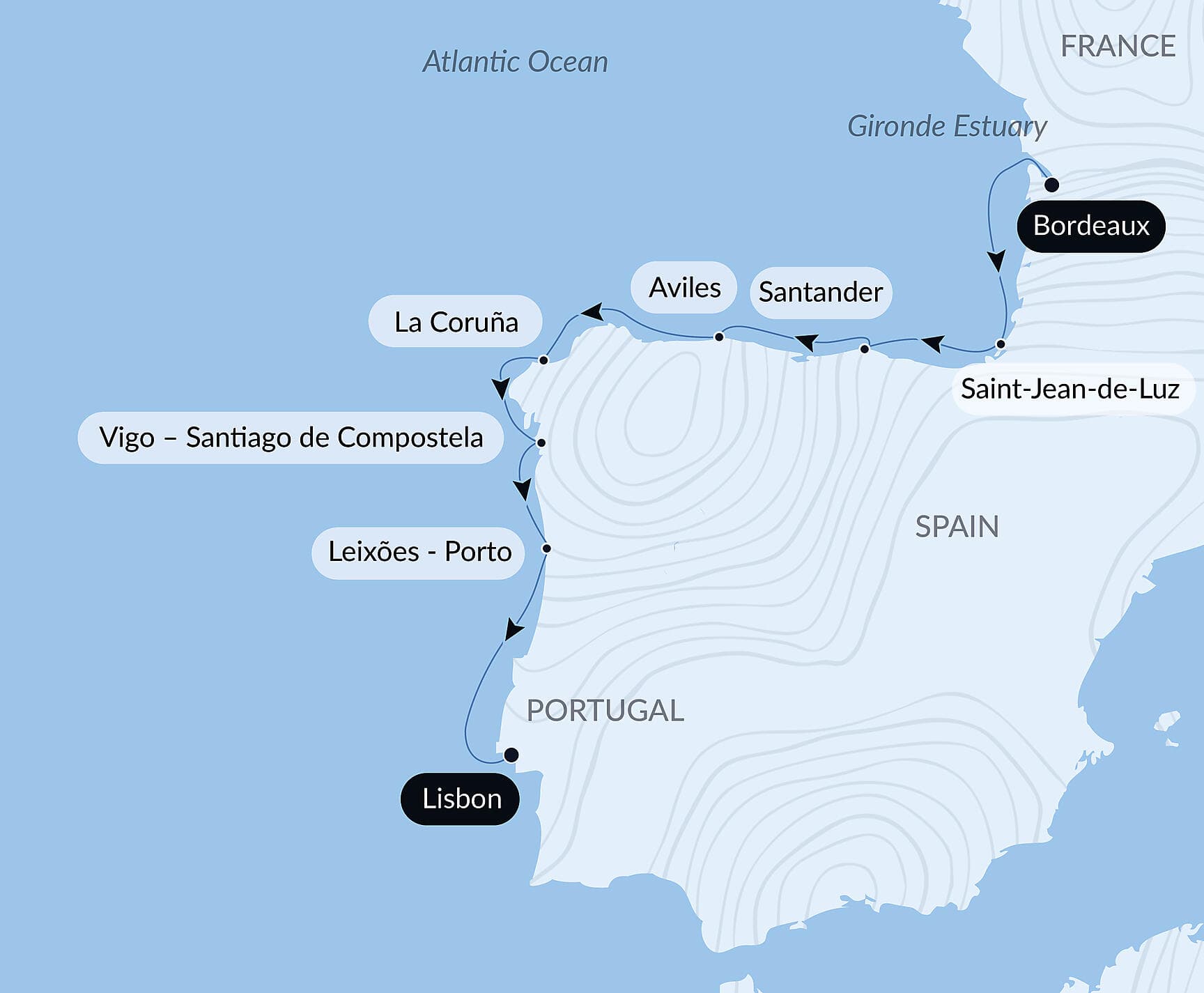 Green Shores: Exploring the Bay of Biscay and Iberian Coastline
