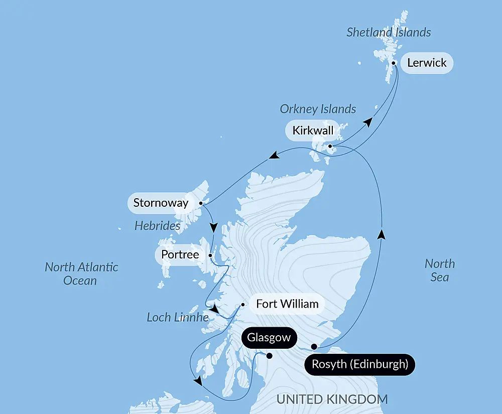 Shetland, Orkney & Hebrides null