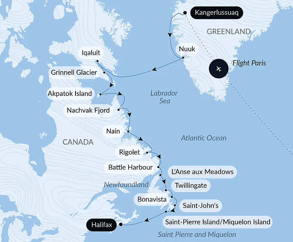 Wilderness from Greenland to the East Coast of Canada null