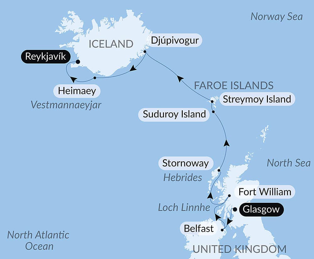 Wild lands of Scotland, the Faroe Islands and Iceland