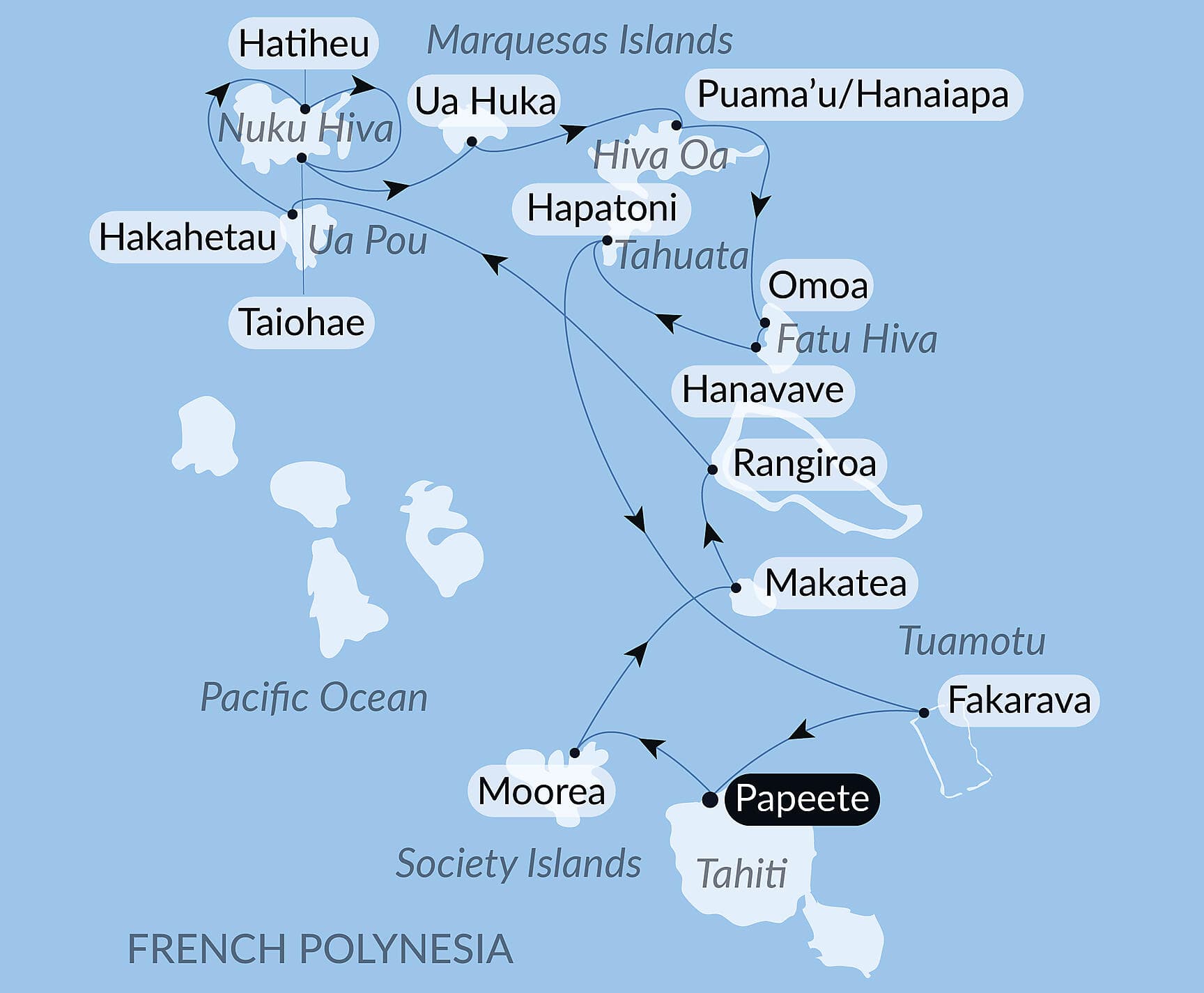 Polynesian Bliss: Marquesas, Tuamotu and Society Islands