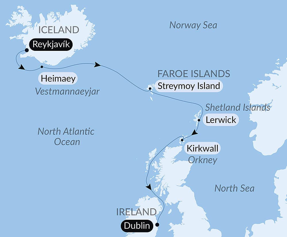 Total Solar Eclipse from Iceland to Ireland