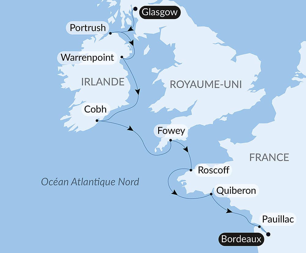 From the Irish Sea to the Bay of Biscay