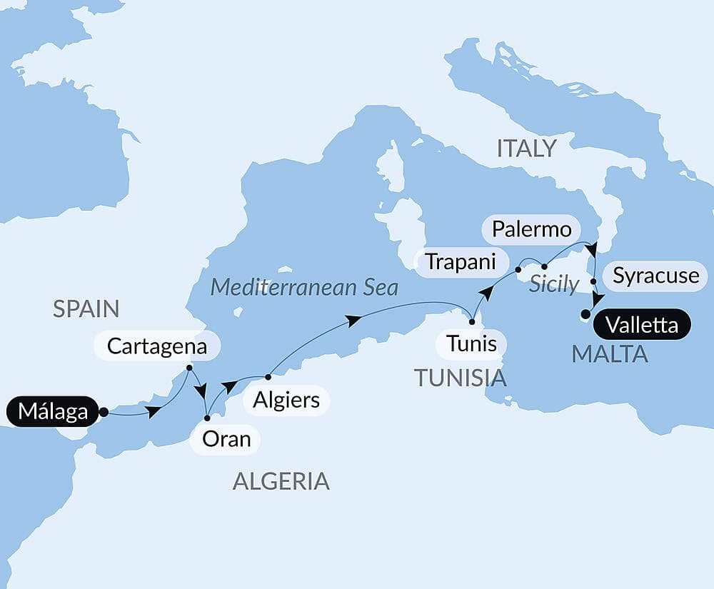 Ancient shores of the Mediterranean