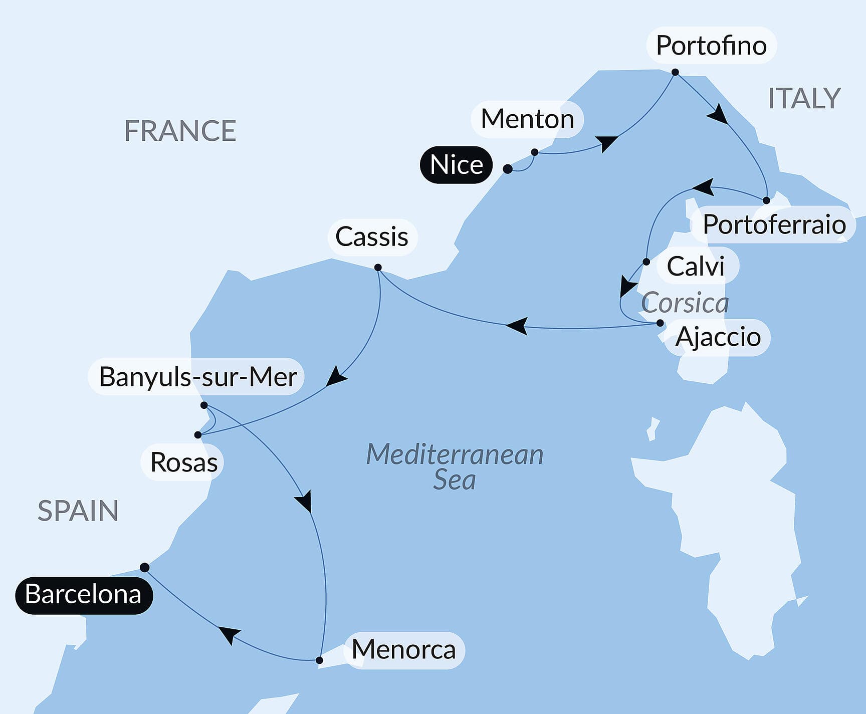 Hidden gems of the Western Mediterranean