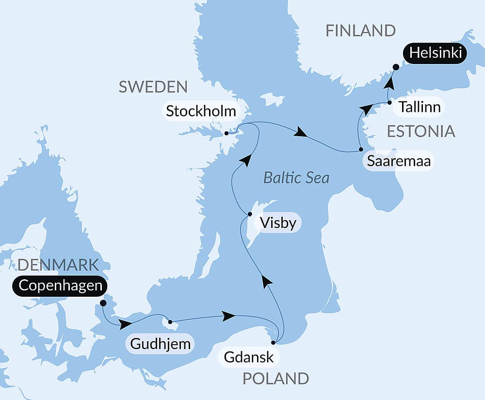 Iconic Capitals & Towns of the Baltic