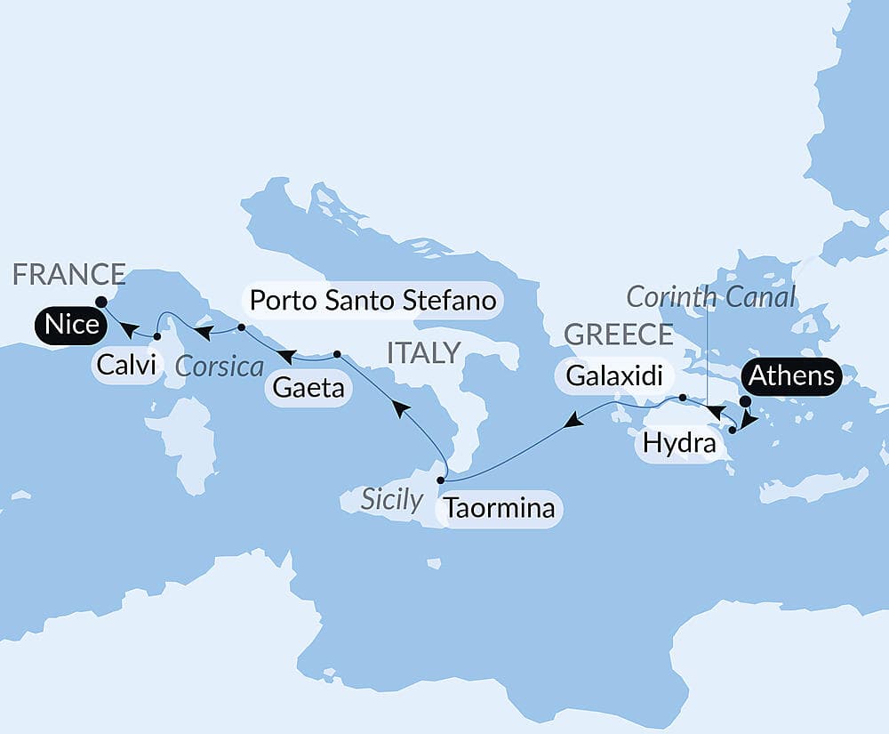 Wandering the Mediterranean  null