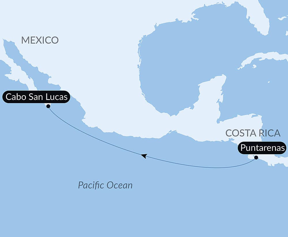 Ocean Voyage: Puntarenas - Cabo San Lucas