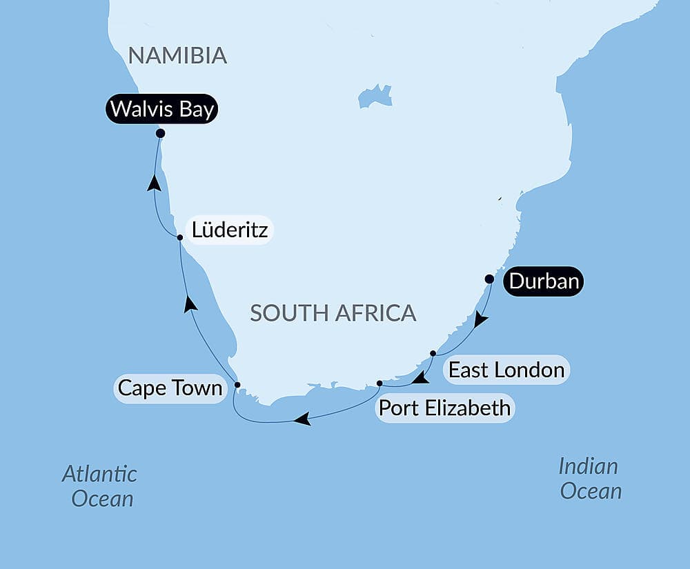 South Africa and Namibia by Sea: Around the Cape of Good Hope – with Smithsonian Journeys null