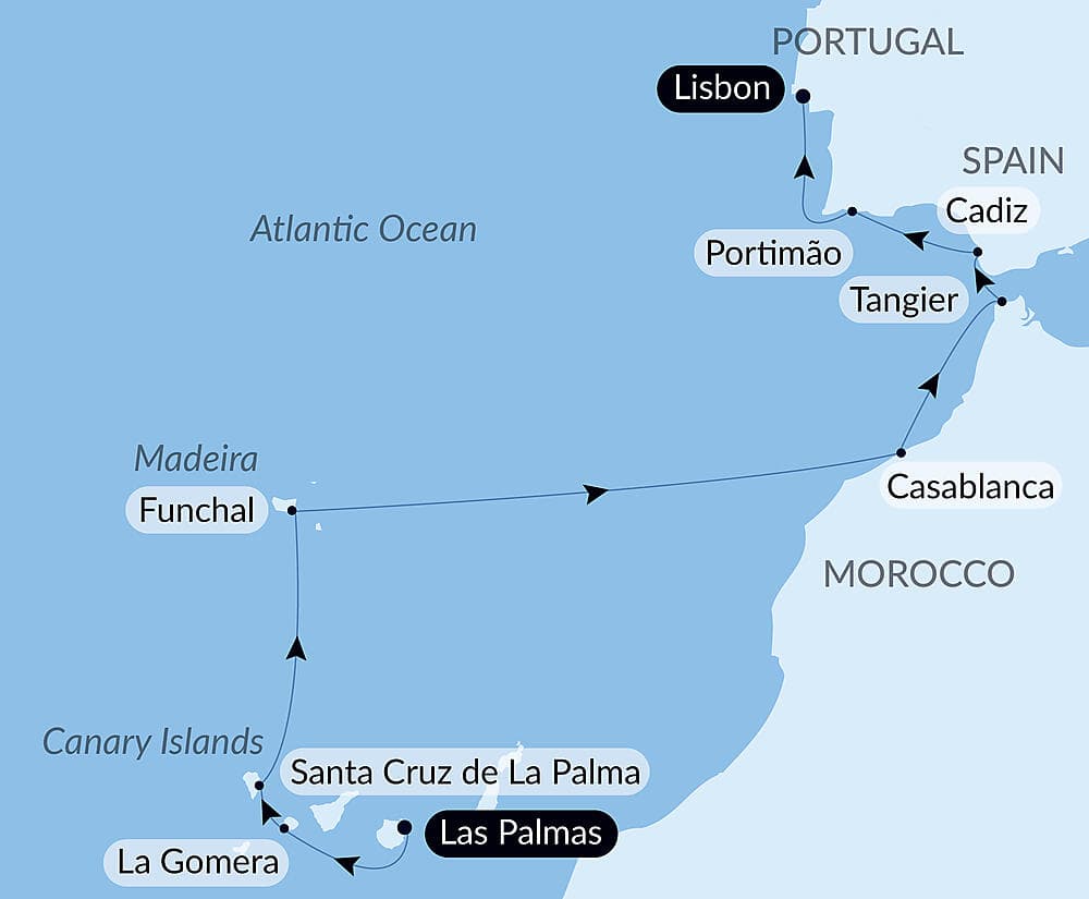Volcanic islands and historic cities of the North Atlantic null