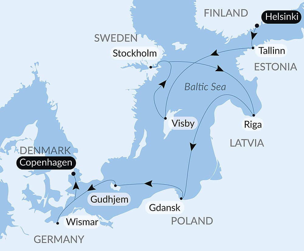 Baltic shores and Hanseatic cities