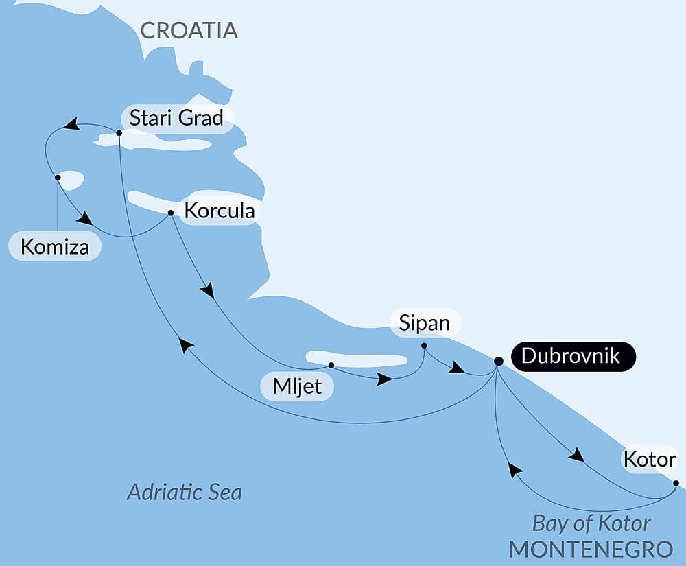 Croatia, Under Sail Aboard Le Ponant