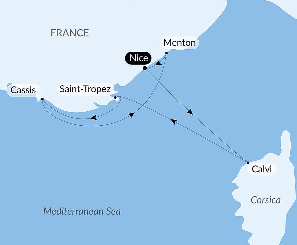 Corsica and the French Riviera