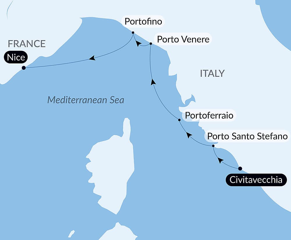 Tuscany, Liguria and the French Riviera