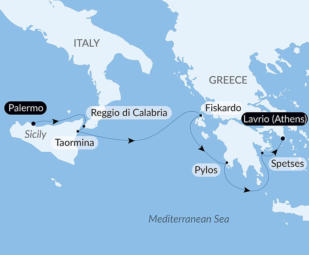 Under Sail from Sicily to the Greek Islands