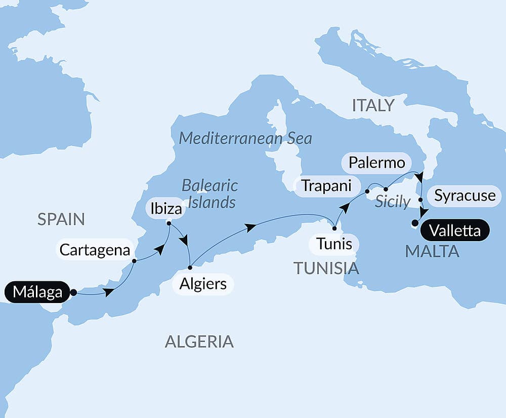 Ancient shores of the Mediterranean