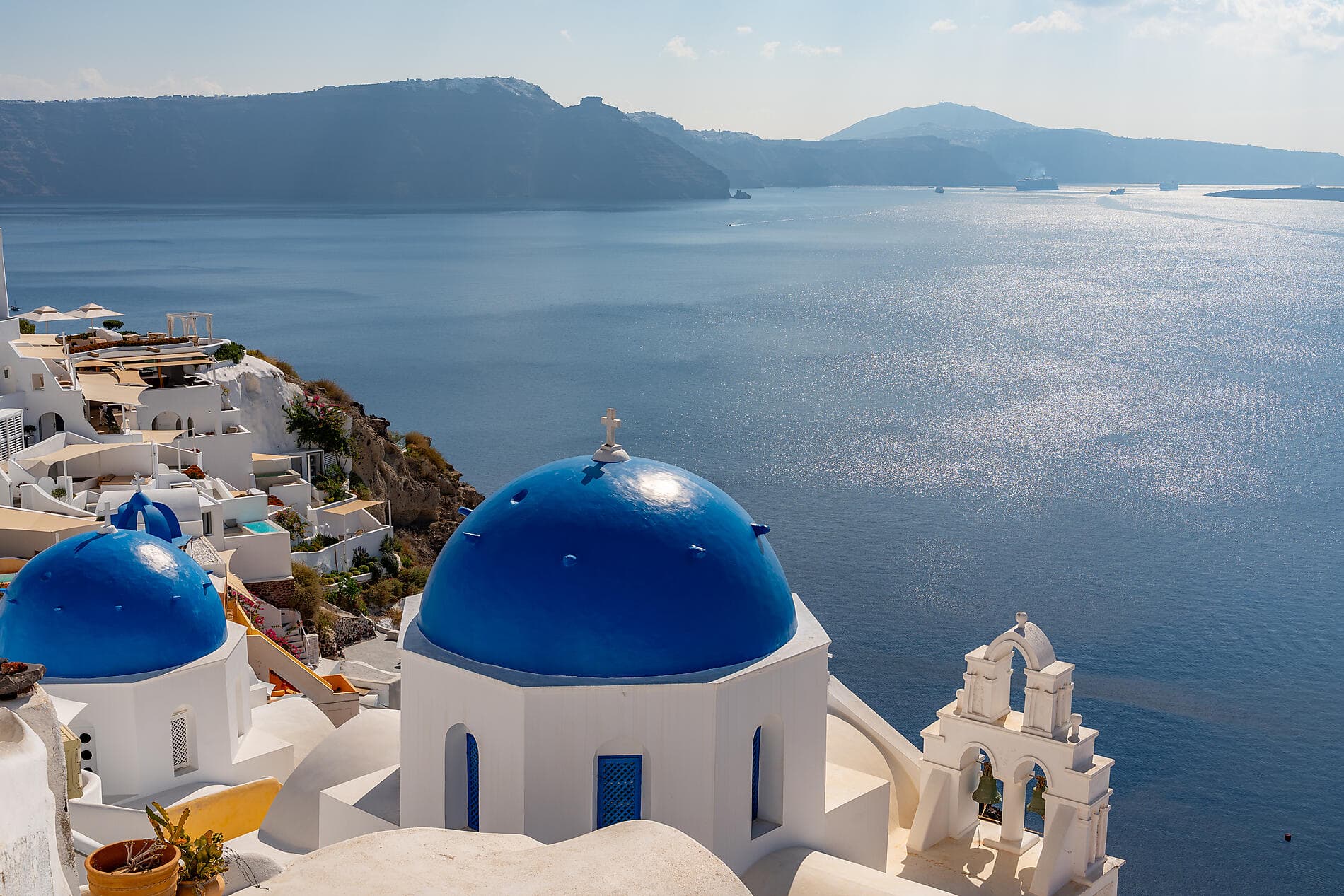 Eastern lights and islands of the Aegean Sea  