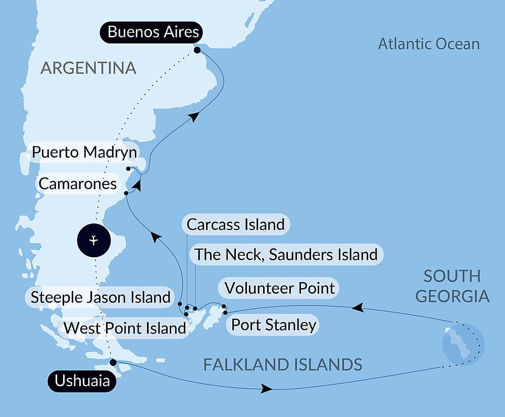 Falklands, South Georgia & Valdes Peninsula: in the Heart of the Wilderness null