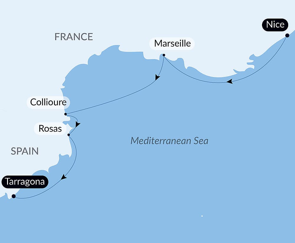 Break between Provence and Catalonia