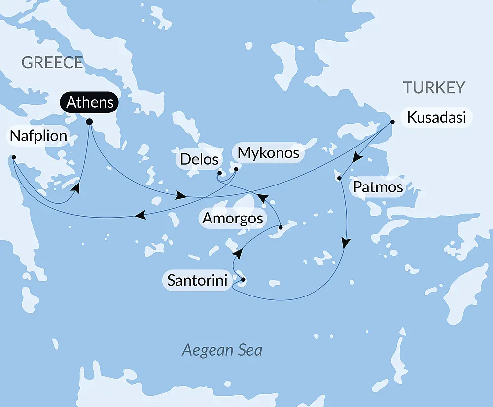Cruising the Greek Islands of the Southern Aegean – with Smithsonian Journeys