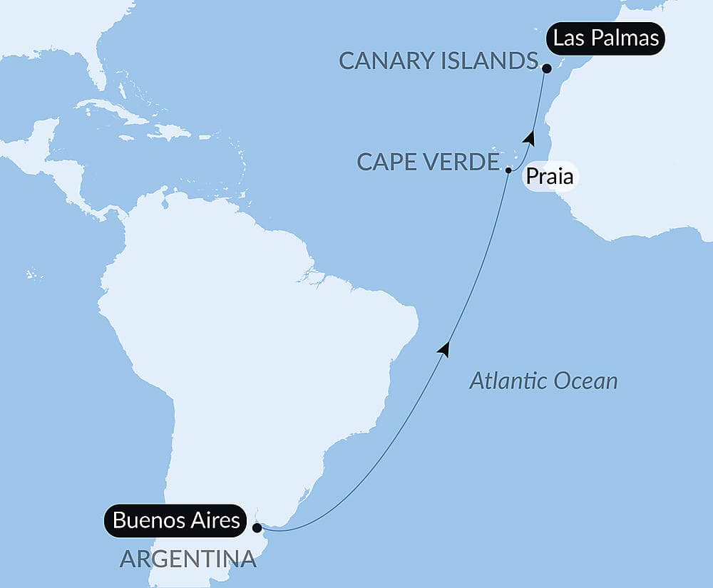 Ocean Voyage: Buenos Aires - Las Palmas de Gran Canaria null