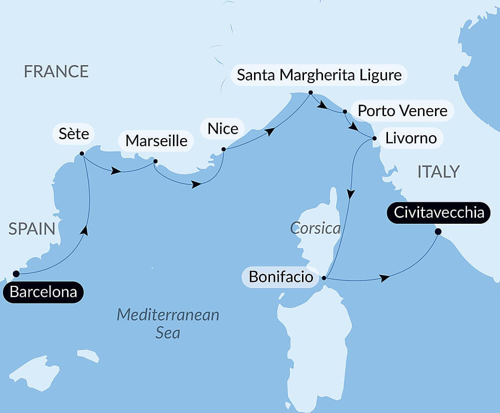 Southern France and the Italian Riviera by Sea – with Smithsonian Journeys